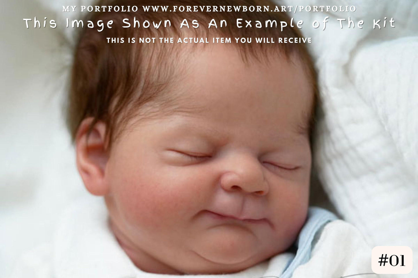 Lifelike Reborn Doll Limited Edition Bellamy By Elisa Marx (20" + Full Limbs) NEW KIT!