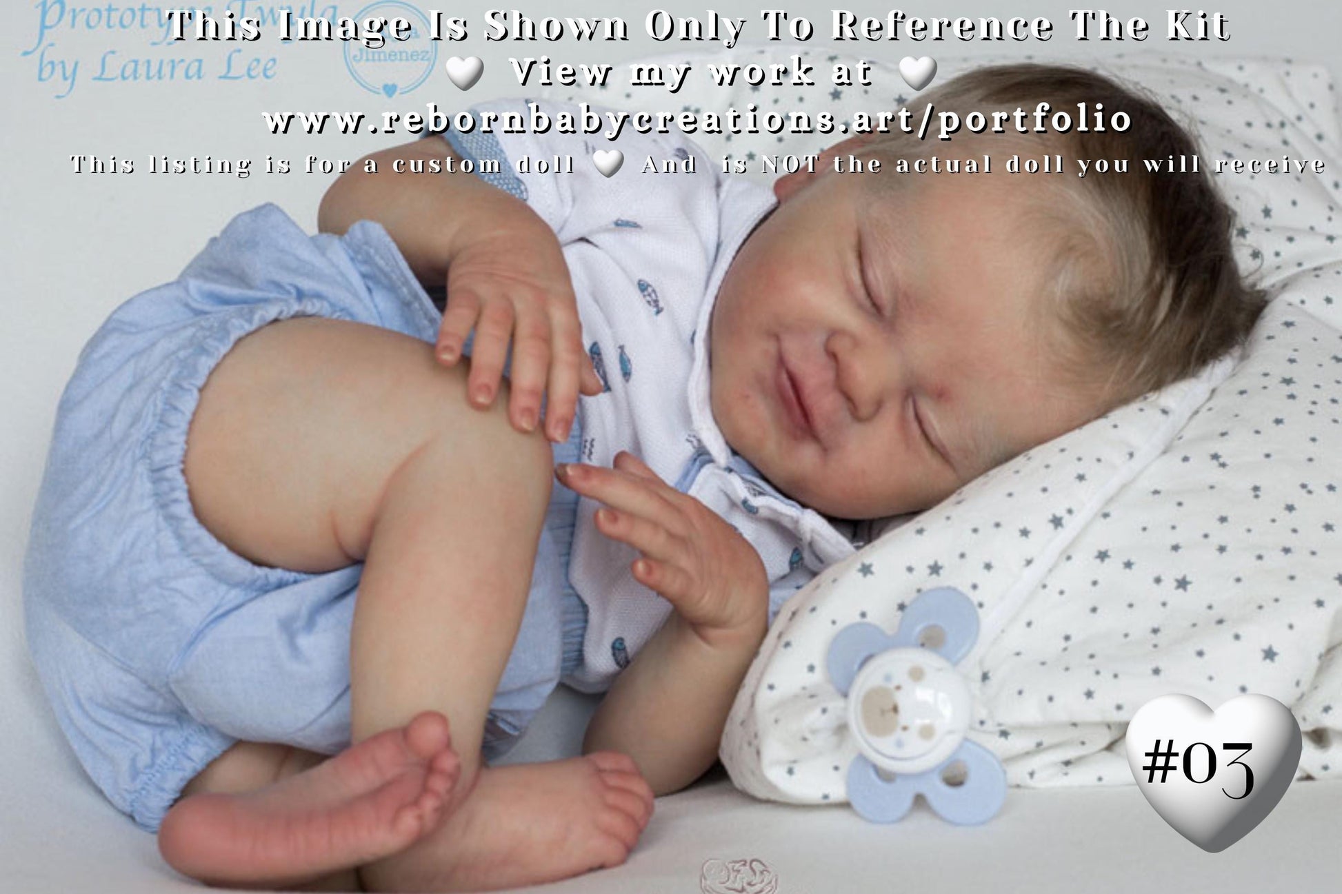 Attention Reborn Baby Collectors ~ Custom Twyla by Laura Lee Eagles (18.5"+Full Limbs)