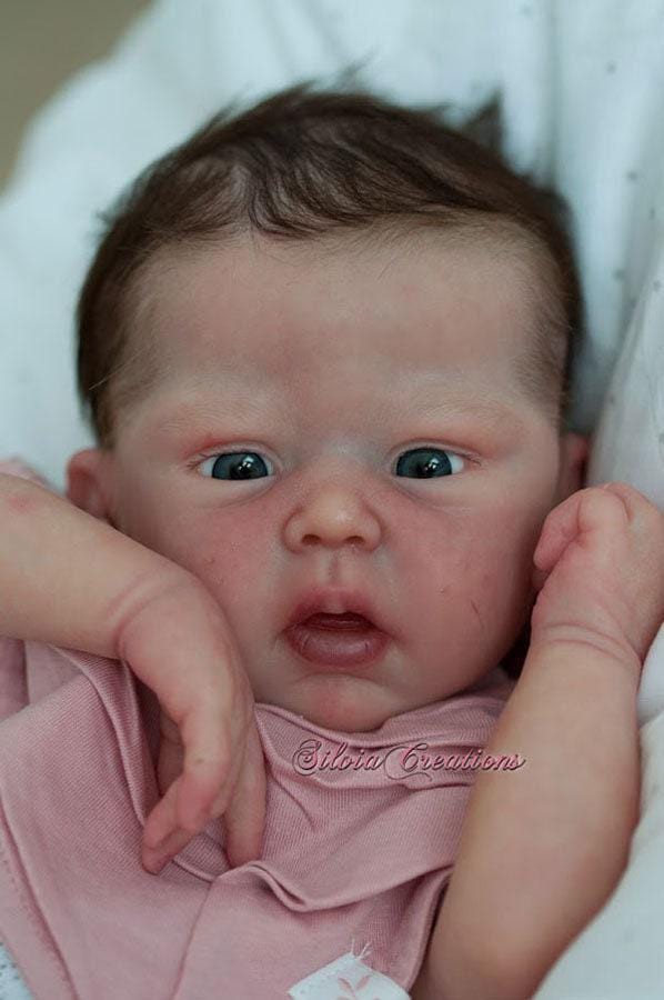 Lifelike Reborn Doll Mindy by Adrie Stoete (16" Full Limbs)