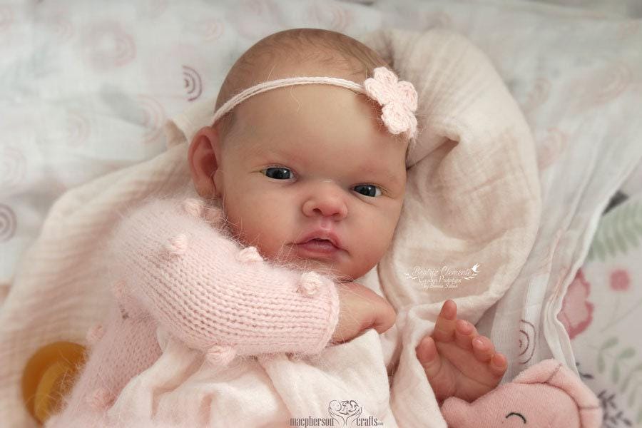 Reborn Baby **Hyper-Realistic** Reborn Doll Cayden by Bonnie Sieben (20" Full Limbs)