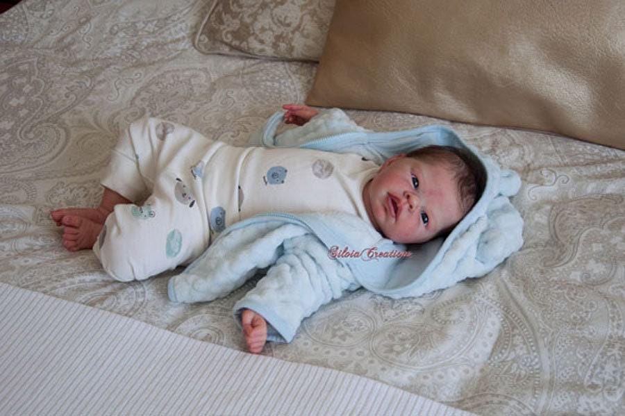 Amazing Hyper-Realistic Reborn Custom Doll Jamie by Adrie Stoete (19" Full Limbs)