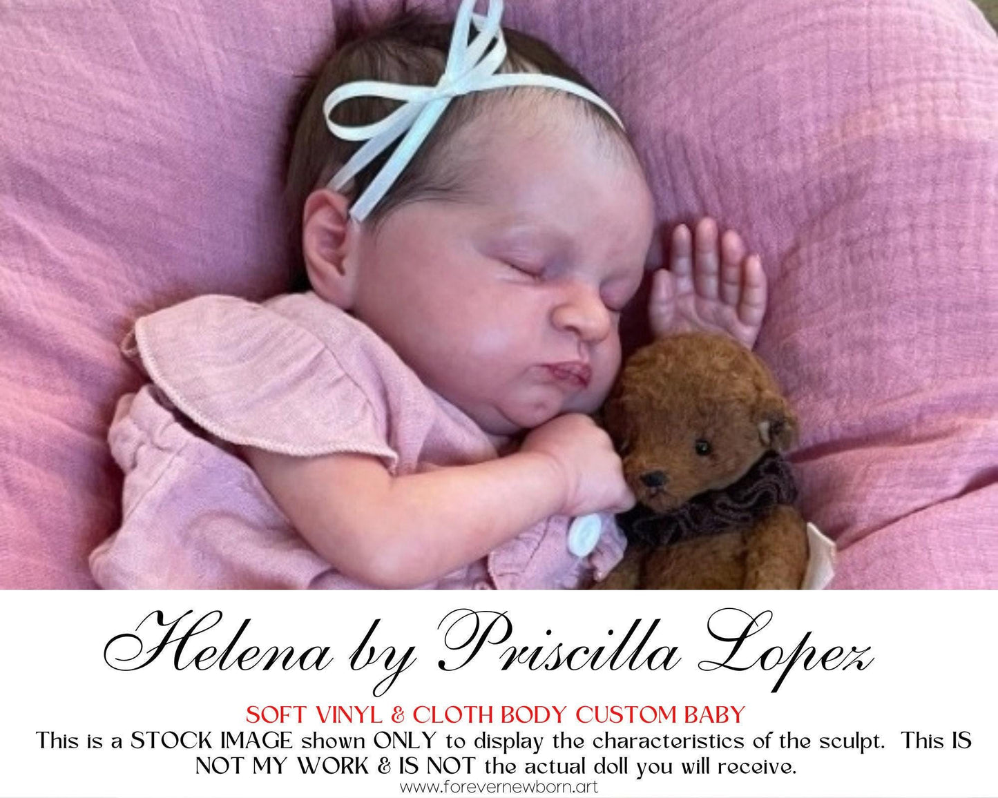 Amazing Hyper-Realistic Reborn Custom Doll LE Helena by Priscilla Lopez (18"+Full Limbs)