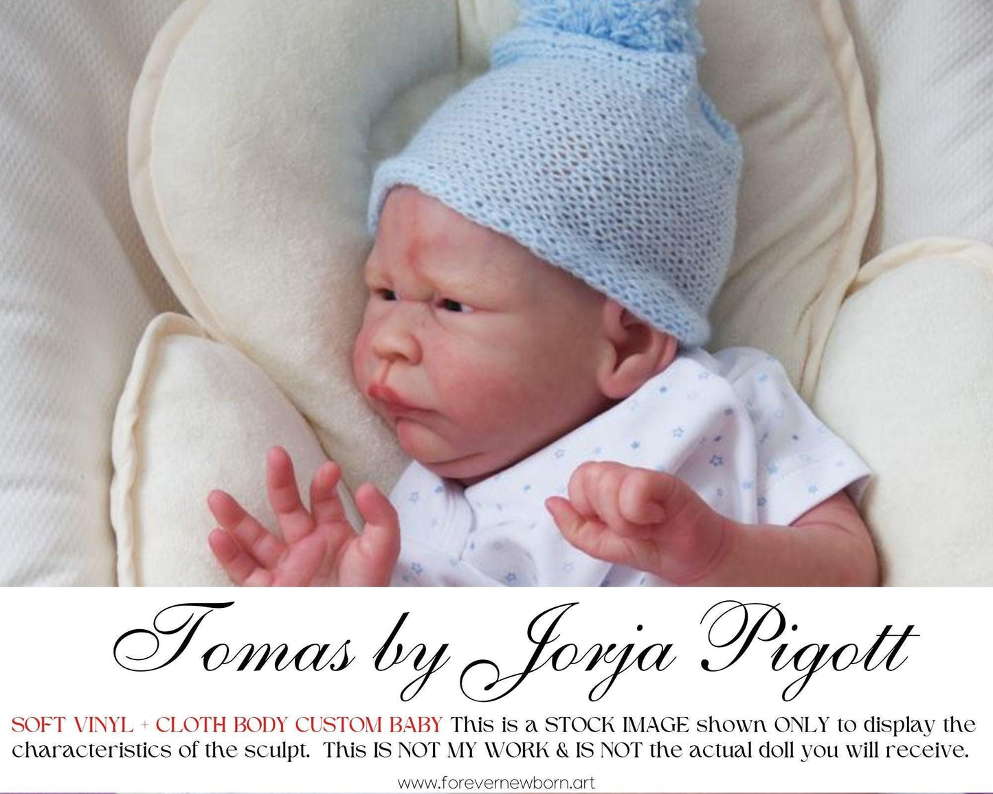 Amazing Hyper-Realistic Reborn Custom Doll LE Tomas by Jorja Pigott (22"+Full Limbs)