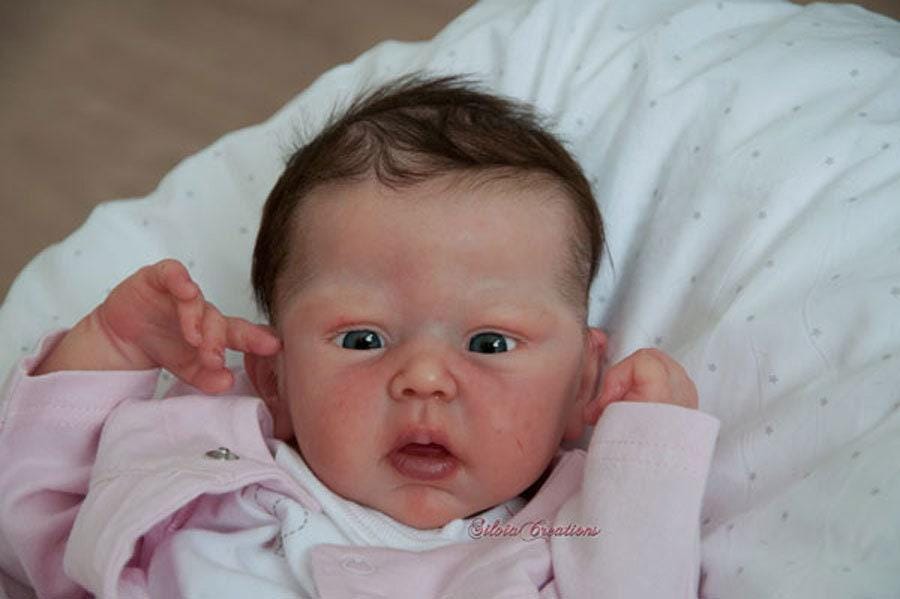 Lifelike Reborn Doll Mindy by Adrie Stoete (16" Full Limbs)
