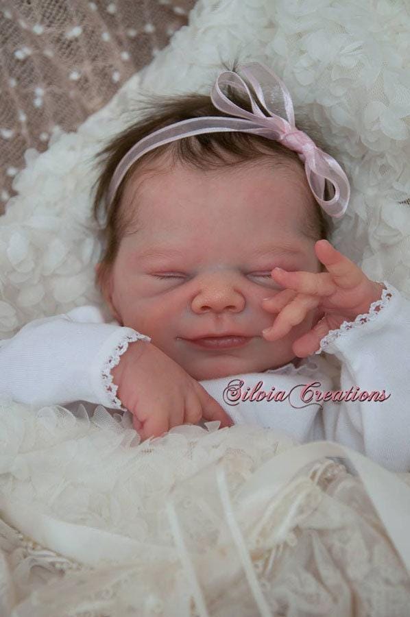 Amazing Hyper-Realistic Reborn Custom Doll Joy by Adrie Stoete (18" Full Limbs)