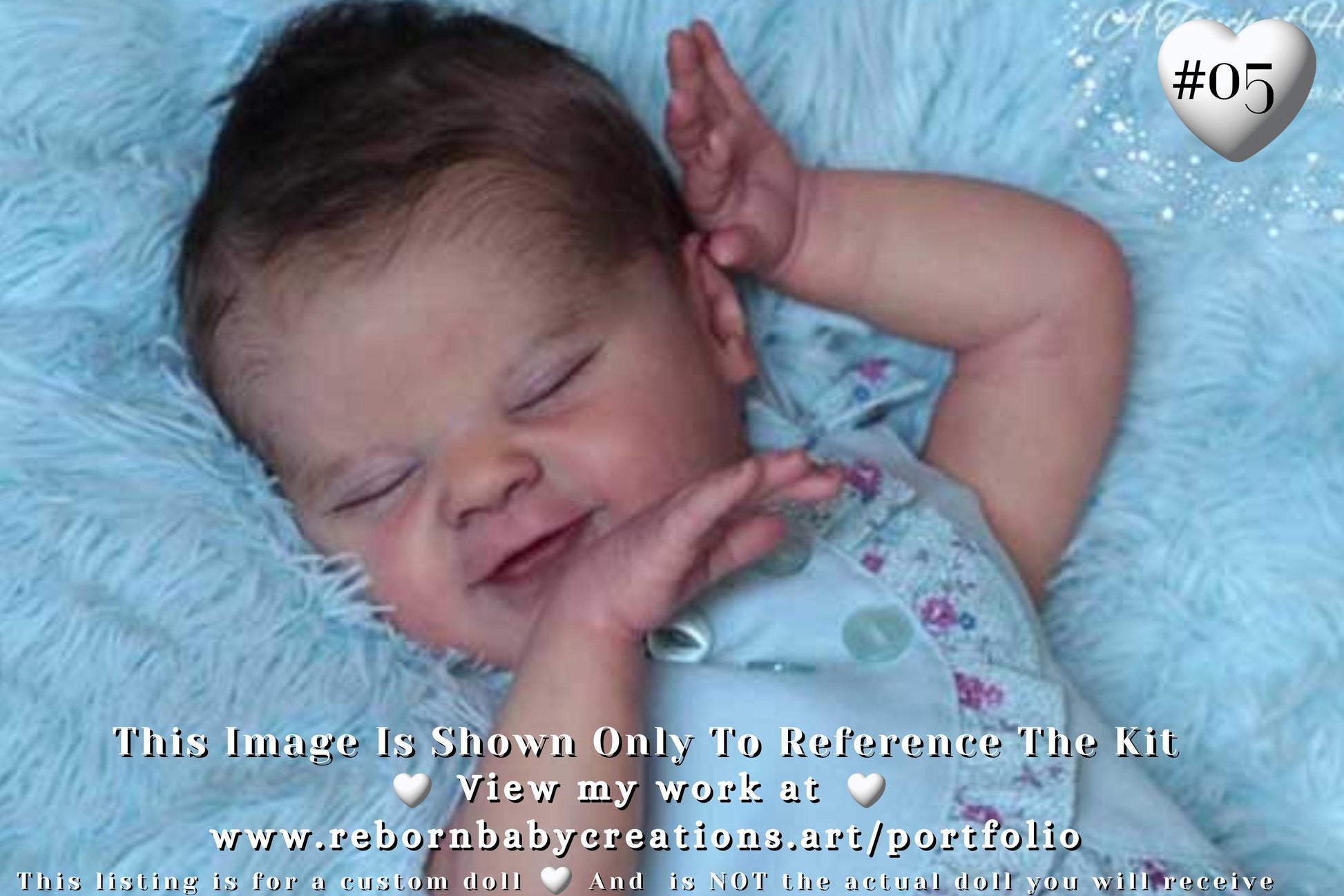 Attention Reborn Baby Collectors ~ Custom Twyla by Laura Lee Eagles (18.5"+Full Limbs)