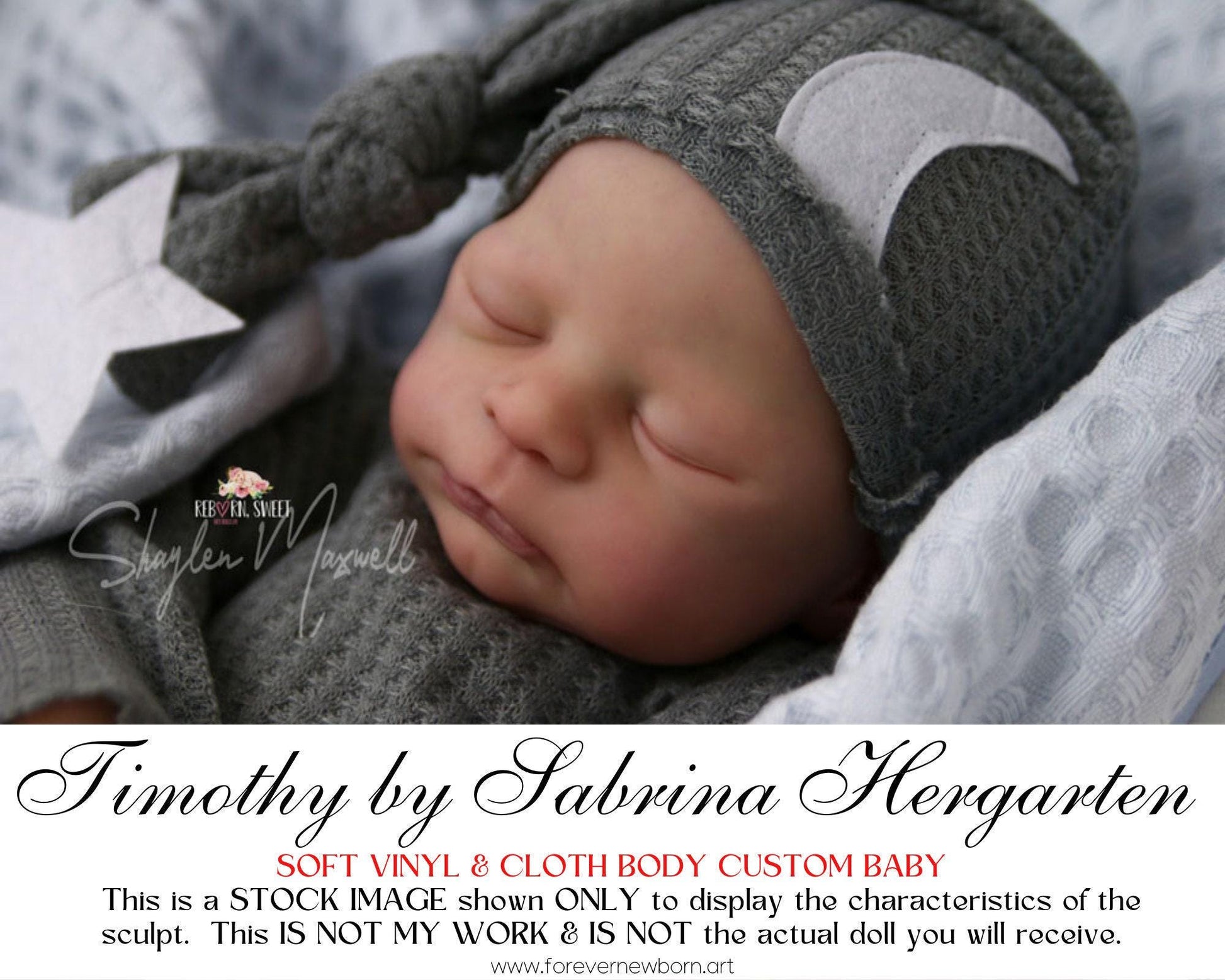 Attention Reborn Baby Collectors ~ Custom Timothy by Sabrina Hergarten (21" Full Limbs) LE999