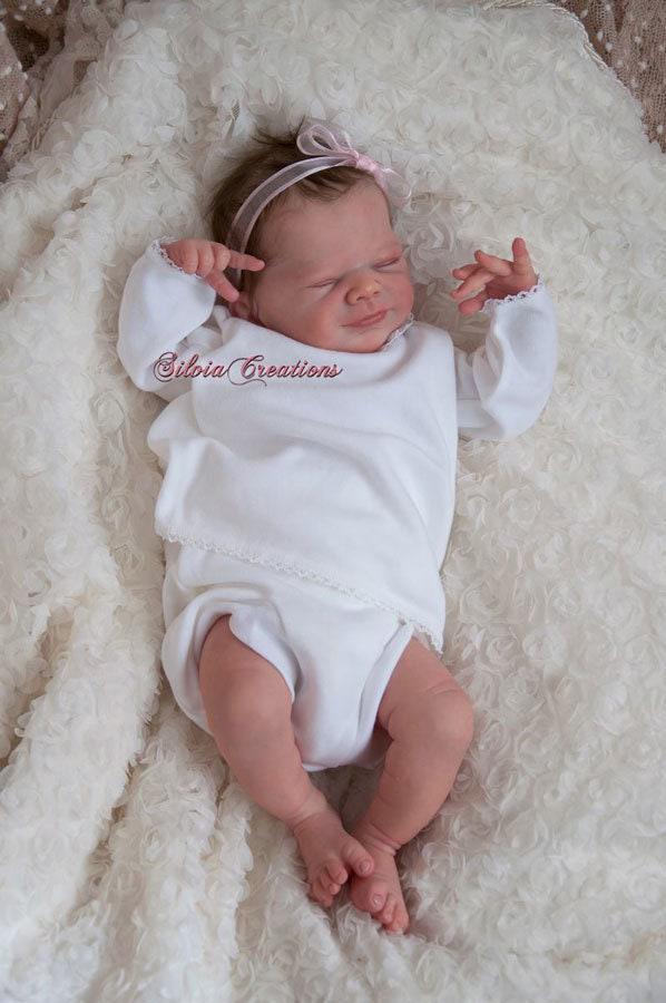 Amazing Hyper-Realistic Reborn Custom Doll Joy by Adrie Stoete (18" Full Limbs)