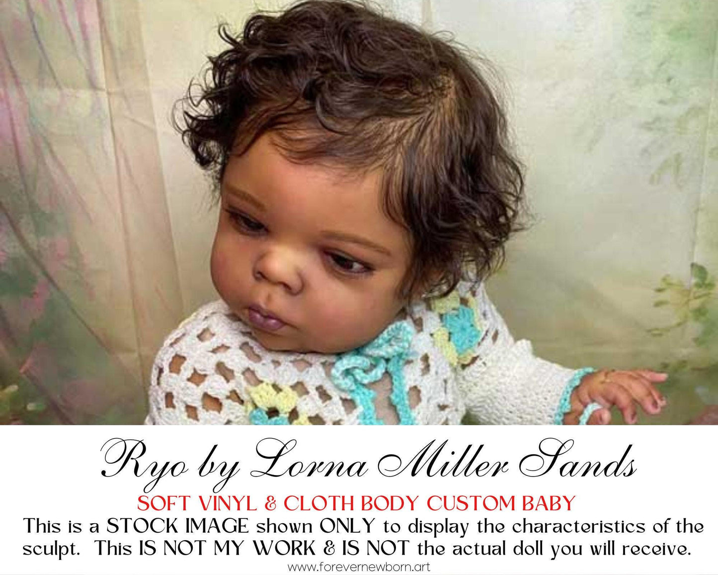 Amazing Hyper-Realistic Reborn Custom Doll LE 600 Ryo by Lorna Miller Sands (23"+Full Limbs)