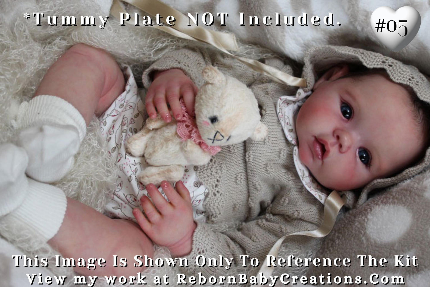 Lifelike Reborn Doll Mika by Didy Jacobsen (19"+ 3/4 Limbs)