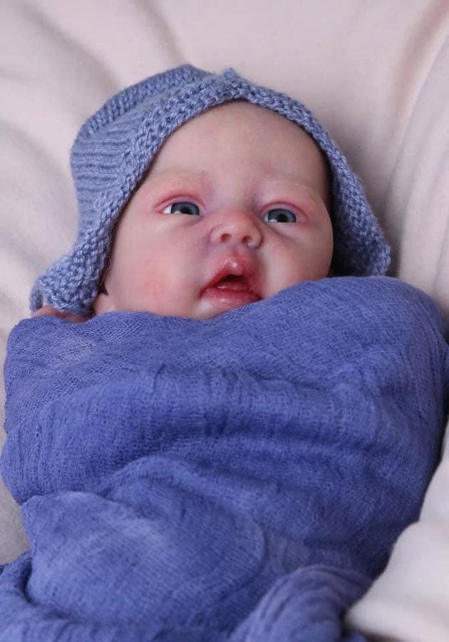 Lifelike Reborn Doll Mindy by Adrie Stoete (16" Full Limbs)
