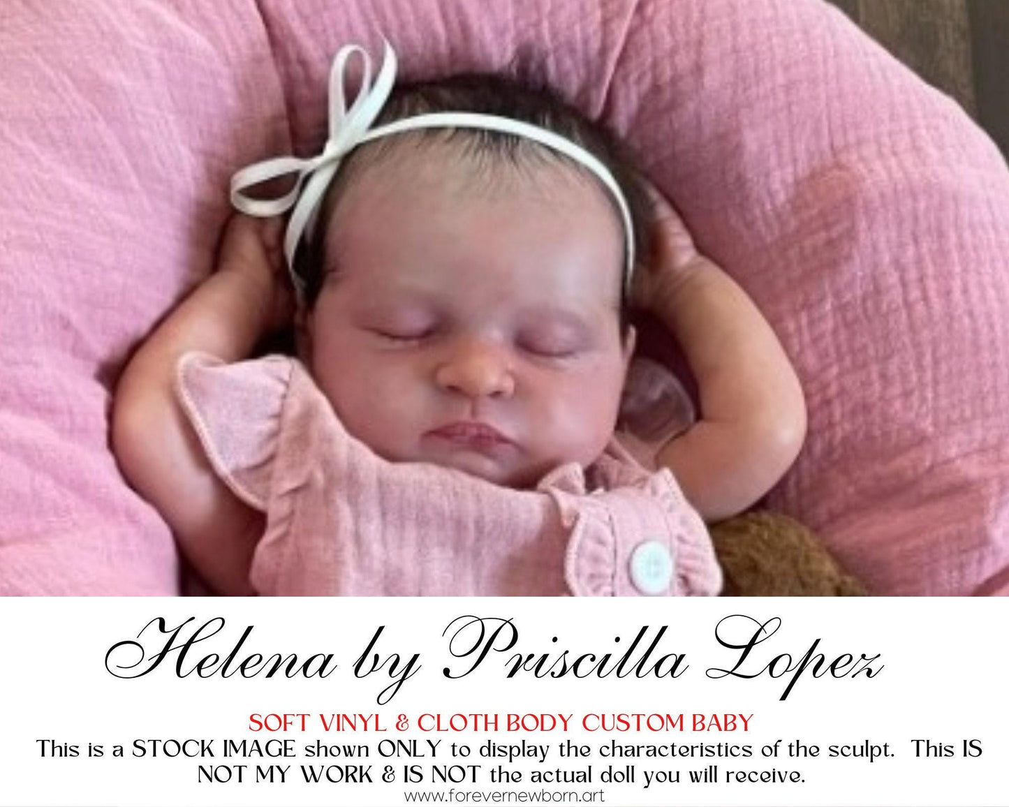 Amazing Hyper-Realistic Reborn Custom Doll LE Helena by Priscilla Lopez (18"+Full Limbs)