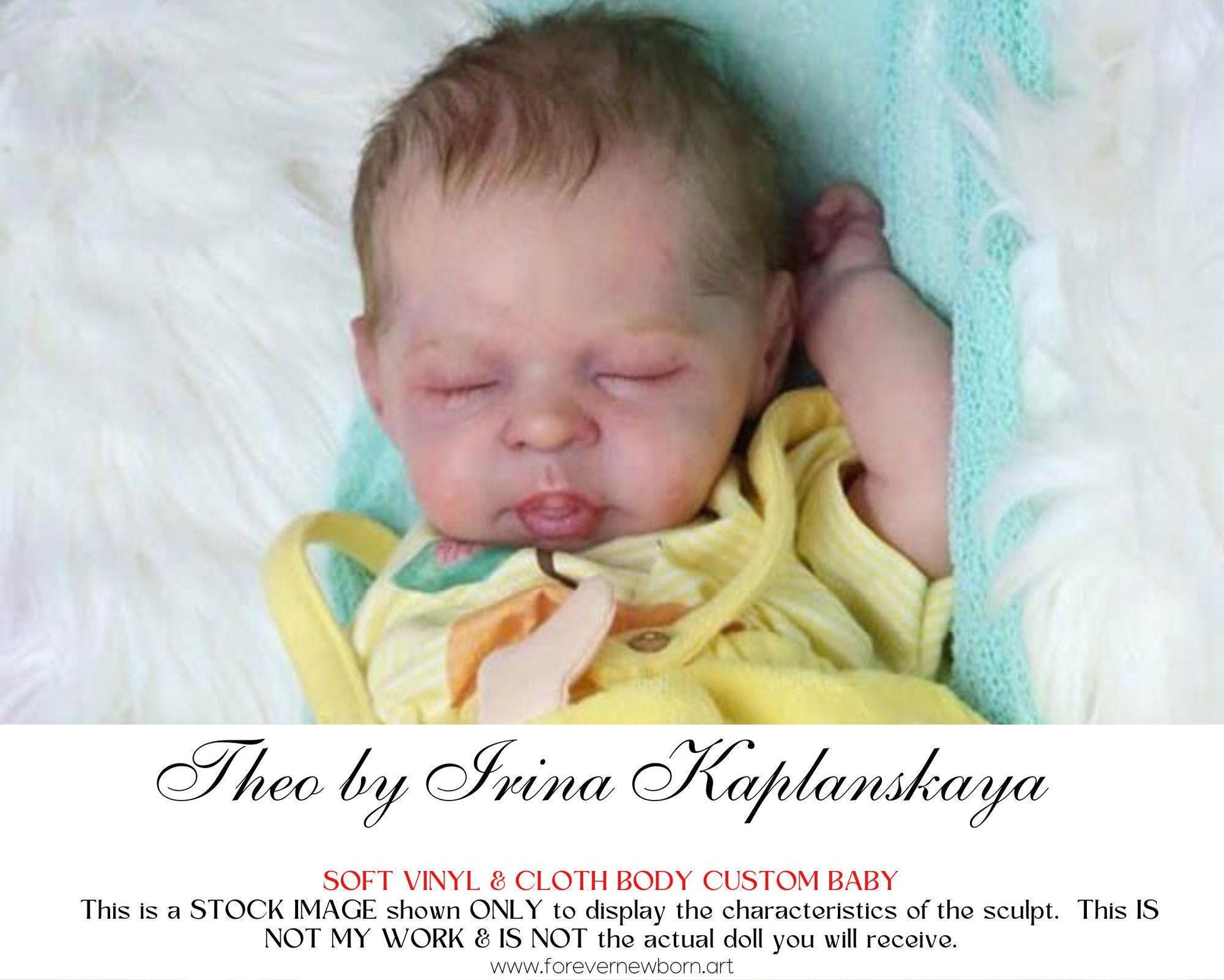 Attention Reborn Baby Collectors ~ Custom Theo by Irina Kaplanskaya (19"+Full Limbs)