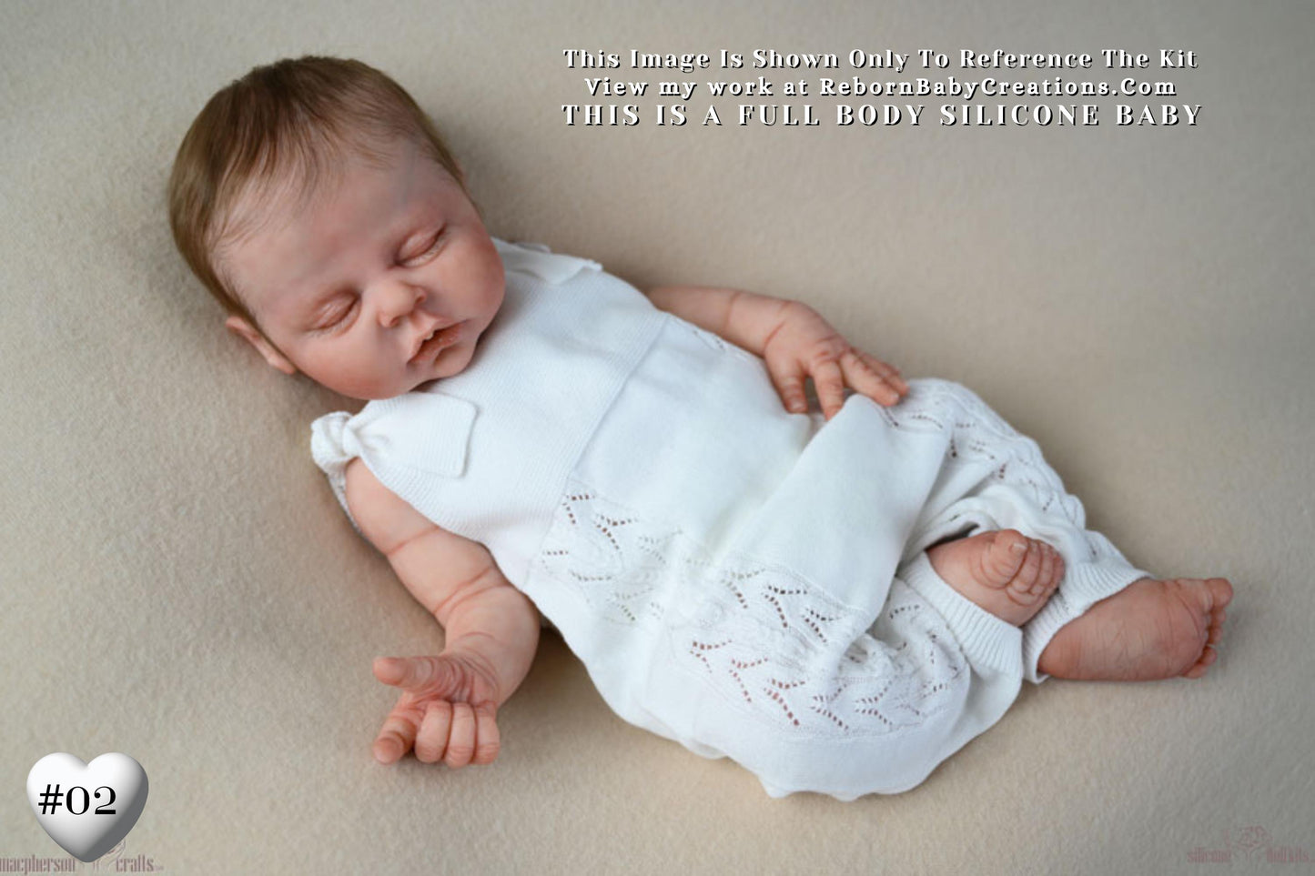Johnathan by Ina Volprich (19.5 inches 7lbs 9oz) **Temp Out of Stock** Super Soft Silicone