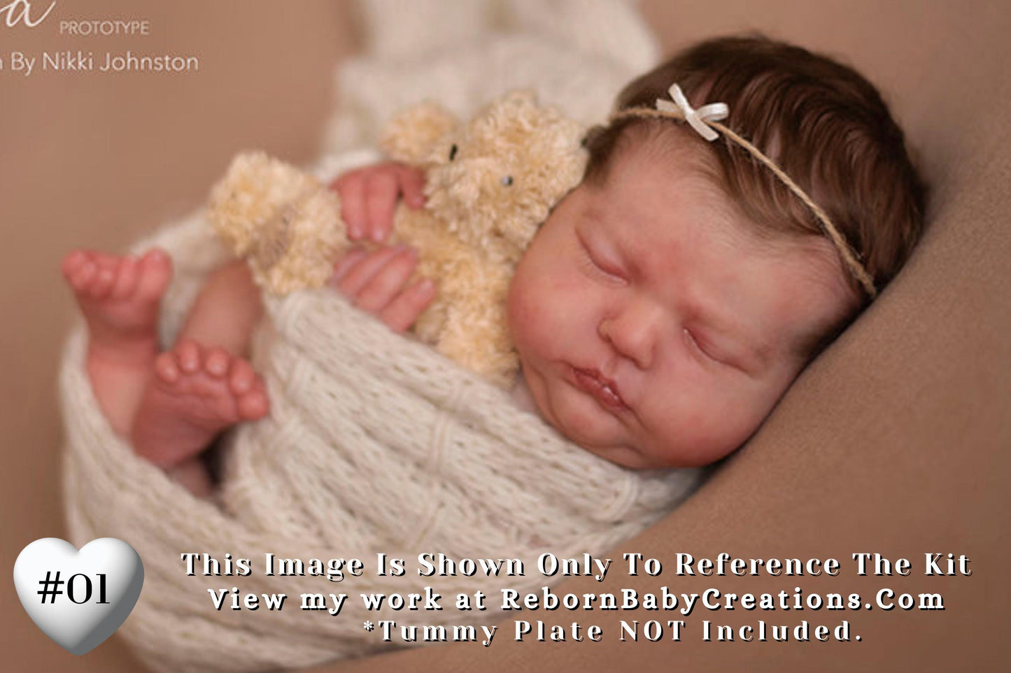 Hyper-Realistic Realborn® Realborn® Tessa Sleeping (19"+Full Limbs)