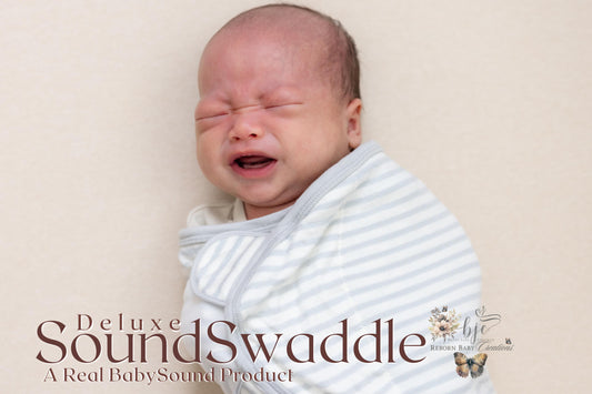 Sound Swaddle For Reborn Baby Real Sounds ***This is NOT a DOLL!