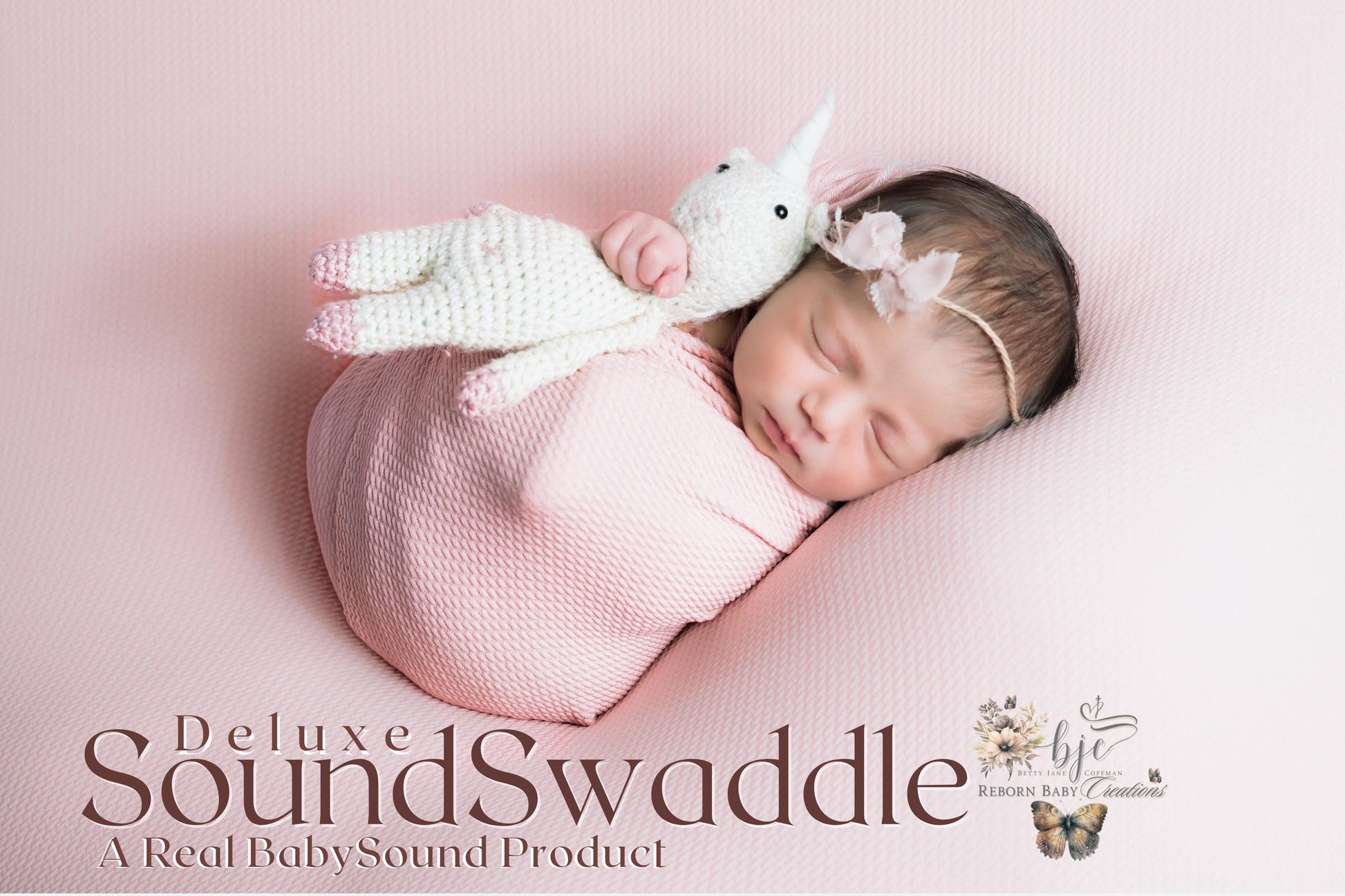Sound Swaddle For Reborn Baby Real Sounds ***This is NOT a DOLL!