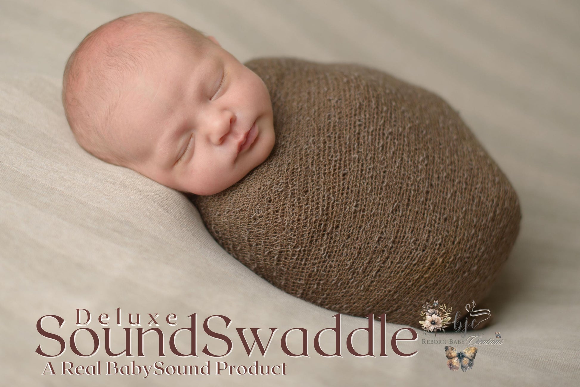Sound Swaddle For Reborn Baby Real Sounds ***This is NOT a DOLL!