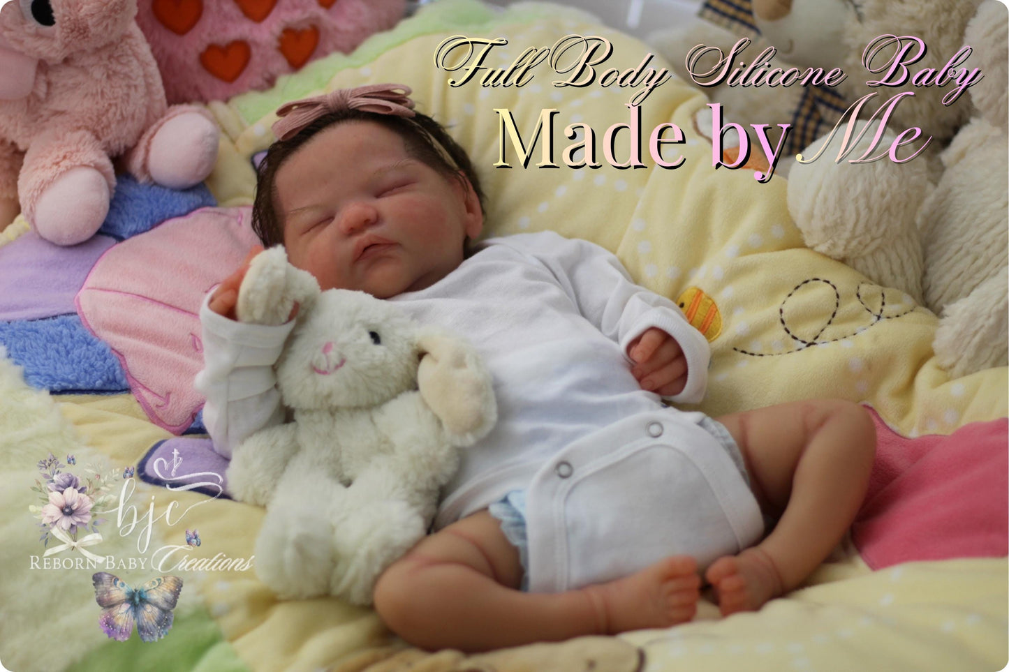 Super Soft Silicone Baby: Emerson by Dawn Donofrio, Opened Mouth. 21 Inches 7lbs 14 oz.