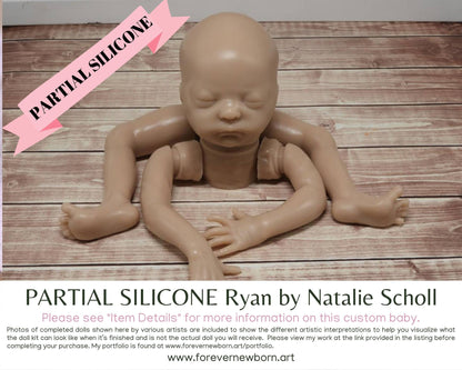 SiLiCoNe BaBy Ryan by Natalie Scholl (17"+ Full Limbs) with cloth body. Extended Processing Time May Be Required. ASK FIRST!