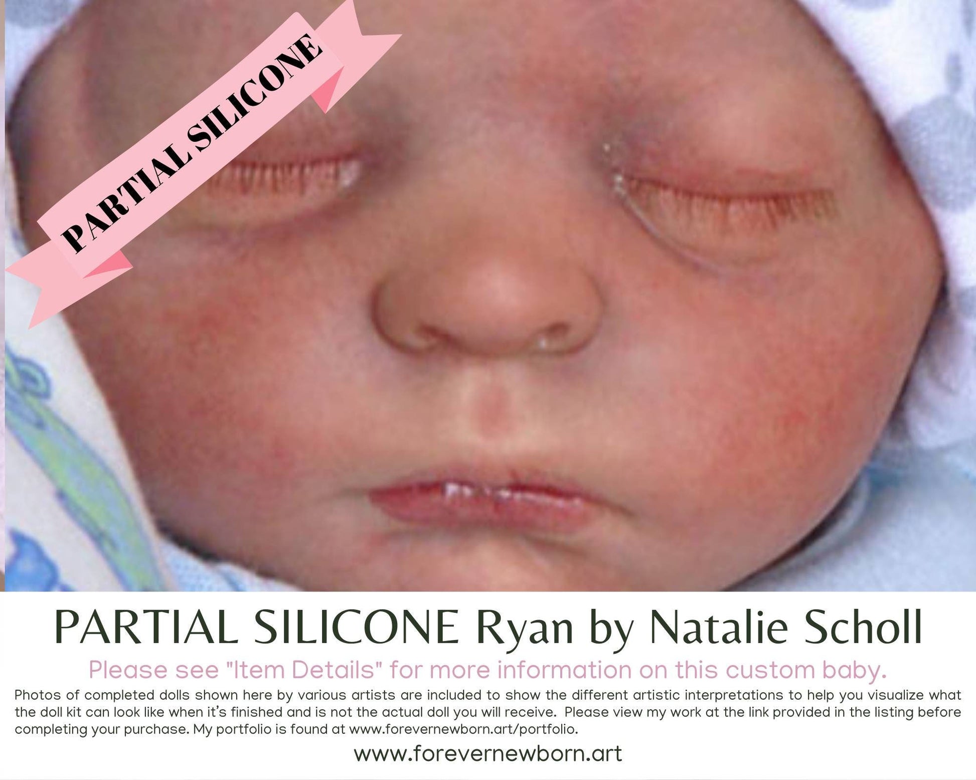 SiLiCoNe BaBy Ryan by Natalie Scholl (17"+ Full Limbs) with cloth body. Extended Processing Time May Be Required. ASK FIRST!