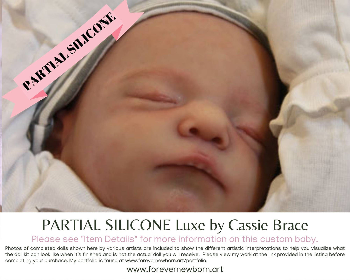 SiLiCoNe BaBy Luxe by Cassie Brace (18"+Full Limbs) with cloth body. Extended Processing Time May Be Required. ASK FIRST!