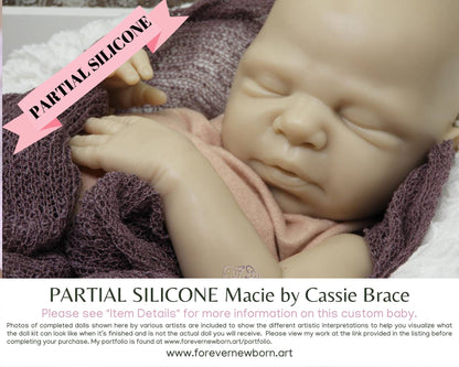 SiLiCoNe BaBy Macie by Cassie Brace (19"+ Full Limbs) with cloth body. Extended Processing Time May Be Required. ASK FIRST!