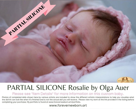 SiLiCoNe BaBy Rosalie by Olga Auer (20"+Full Limbs) with cloth body. Extended Processing Time May Be Required. ASK FIRST!