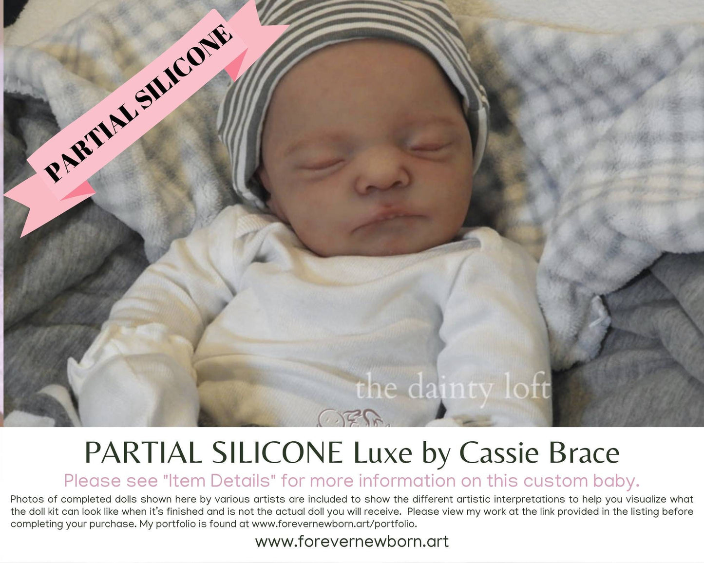 SiLiCoNe BaBy Luxe by Cassie Brace (18"+Full Limbs) with cloth body. Extended Processing Time May Be Required. ASK FIRST!