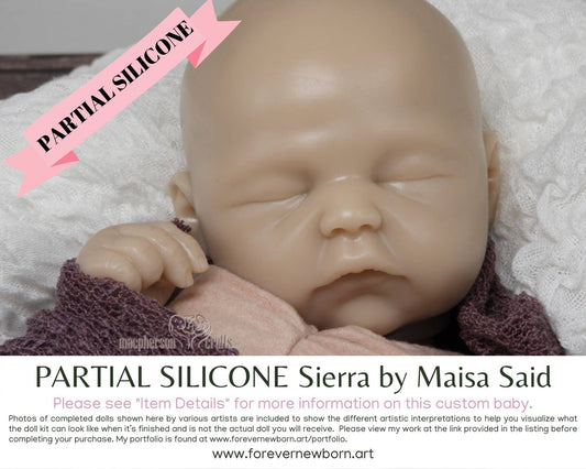 SiLiCoNe BaBy Sierra by Maisa Said (16"+ Full Limbs) with cloth body. Extended Processing Time May Be Required. ASK FIRST!