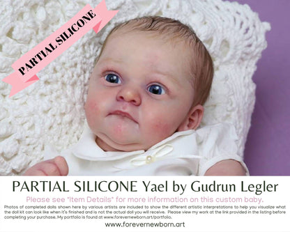 SiLiCoNe BaBy Yael by Gudrun Legler (20"+ Full Limbs) with cloth body. Extended Processing Time May Be Required. ASK FIRST!