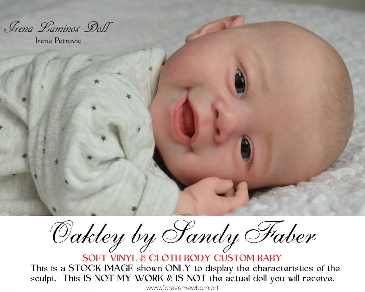 Ultra-Realistic ReBoRn BaBy ~ Oakley By Sandy Faber **Examples Of My Work Included (17"+Full Limbs)