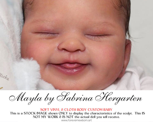 Beautiful Reborn Baby Dolls ~ CuStOm Mayla by Sabrina Hergarten (18"+Full Limbs)