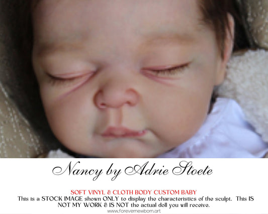 Beautiful Reborn Baby Dolls ~ CuStOm Nancy by Adrie Stoete (22" Half Torso)