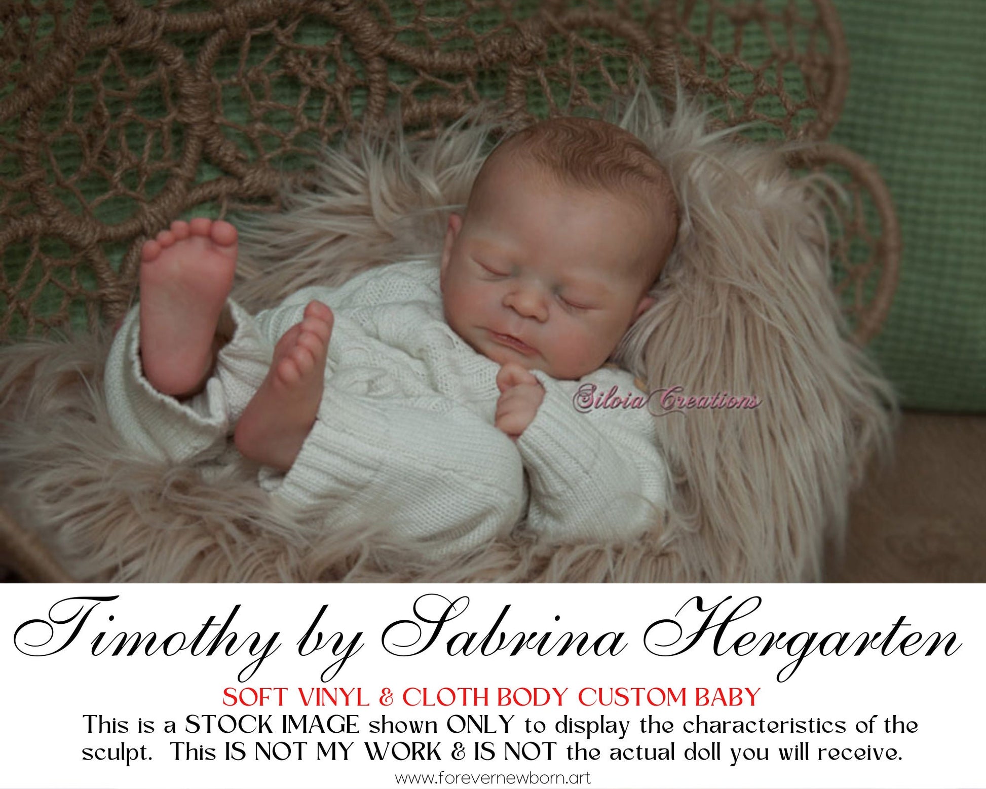 CuStOm ReBoRn Timothy by Sabrina Hergarten (21" Full Limbs) LE999