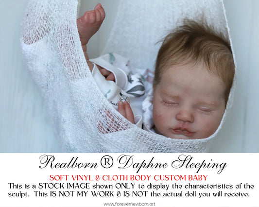 Beautiful Reborn Baby Dolls ~ CuStOm Realborn® Daphne Sleeping (19"+Full Limbs)