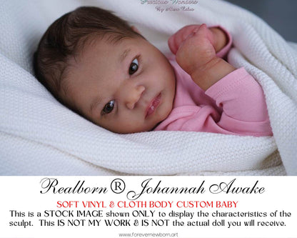 Beautiful Reborn Baby Dolls ~ CuStOm Realborn® Johannah Awake (19"+Full Limbs)