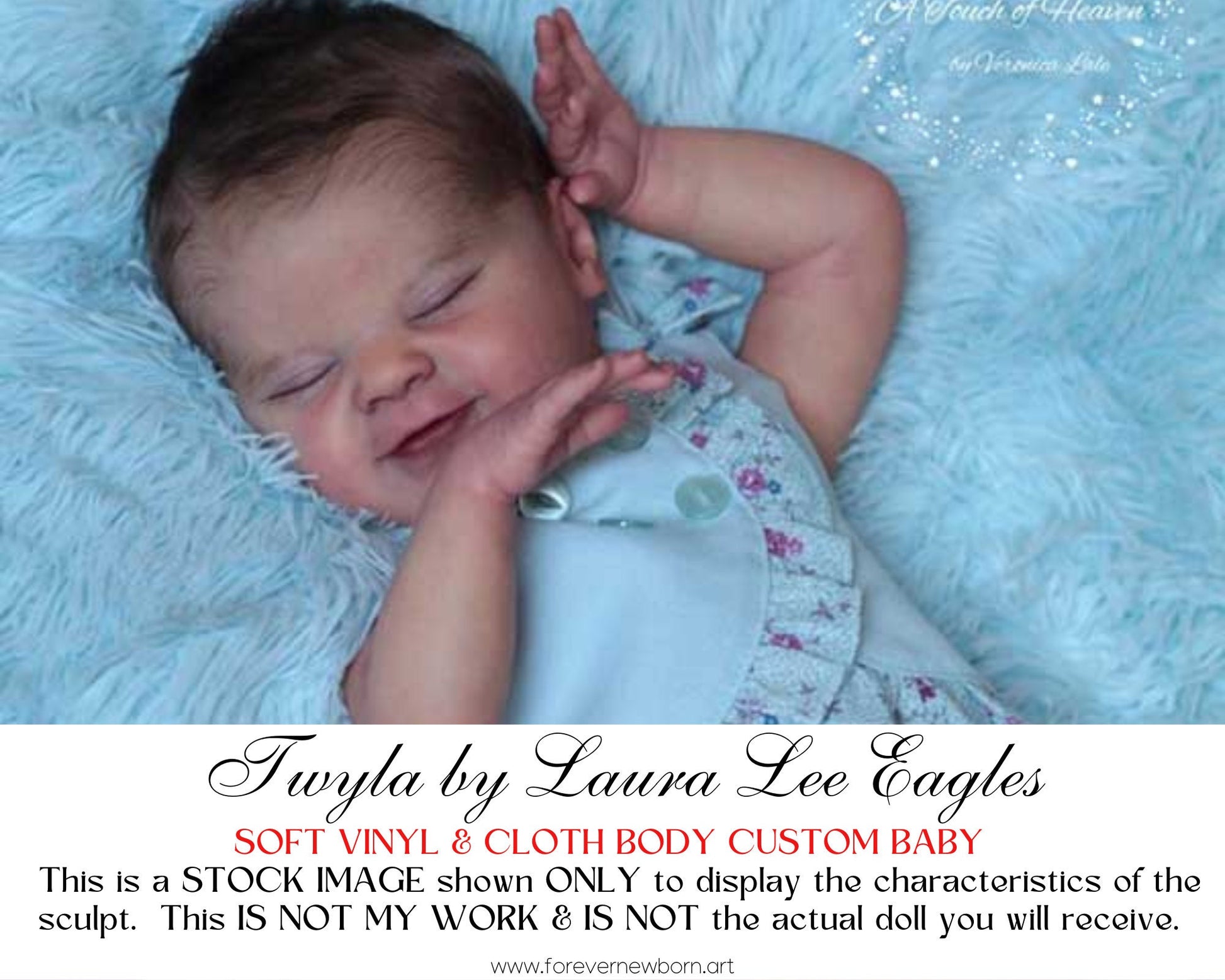 Ultra-Realistic ReBoRn BaBy ~ Twyla by Laura Lee Eagles **Examples Of My Work Included (18 1/2" + Full Limbs)