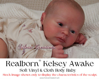 Beautiful Reborn Baby Dolls ~ CuStOm Realborn® Kelsey Awake (19" + Full Limbs)