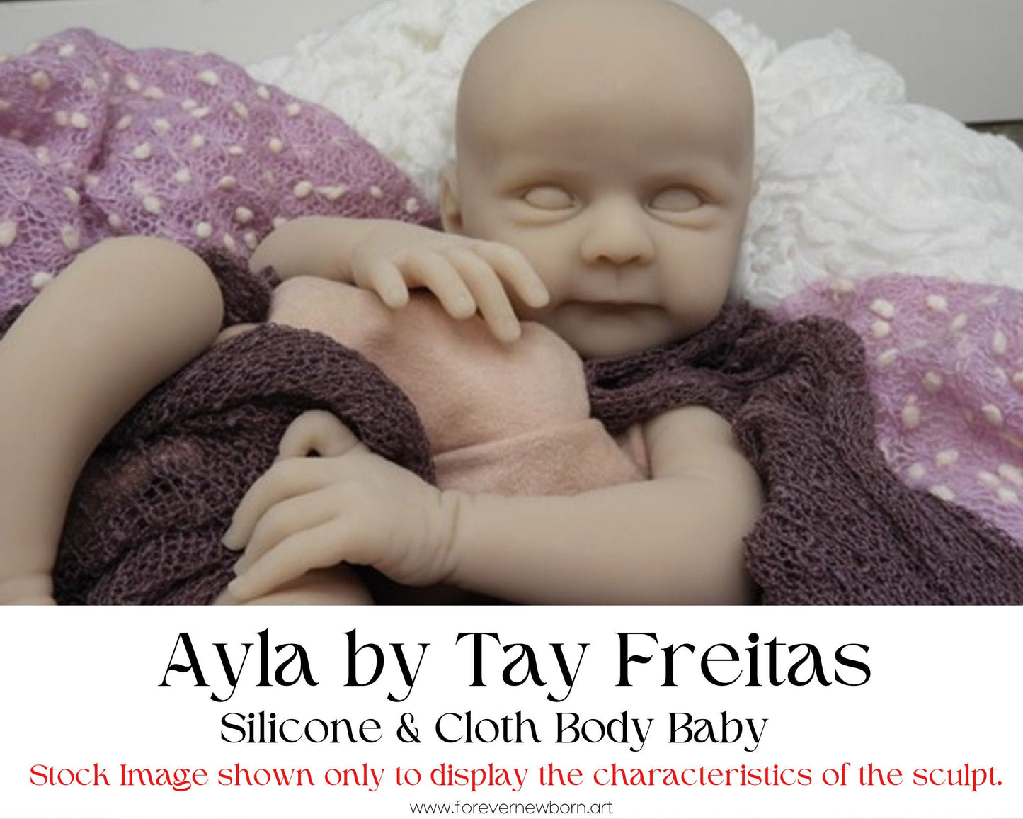 SiLiCoNe BaBy Ayla by Tay Freitas (16"+ Full Limbs) with cloth body. Extended Processing Time May Be Required. ASK FIRST!