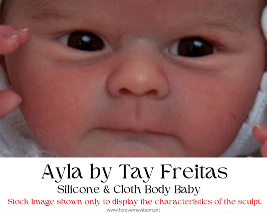 SiLiCoNe BaBy Ayla by Tay Freitas (16"+ Full Limbs) with cloth body. Extended Processing Time May Be Required. ASK FIRST!