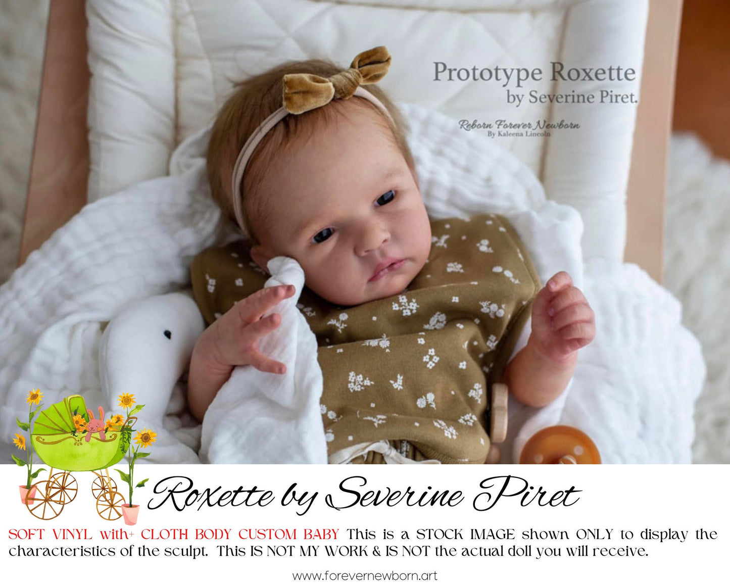 Beautiful Reborn Baby Dolls ~ CuStOm Roxette by Severine Piret (20"+Full Limbs)