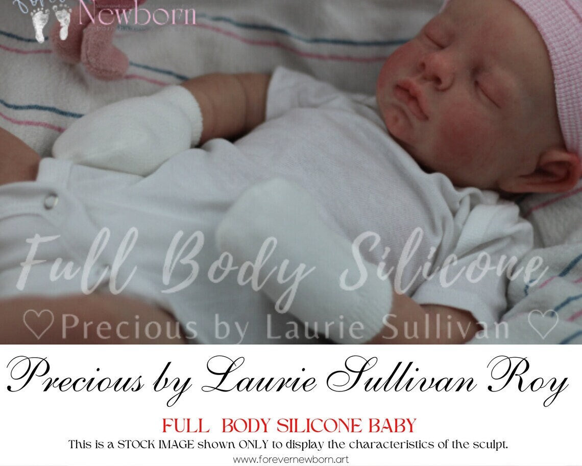 SiLiCoNe BaBy Realborn® Sage Sleeping (18"+ Full Limbs) with cloth body. Extended Processing Time May Be Required. ASK FIRST!