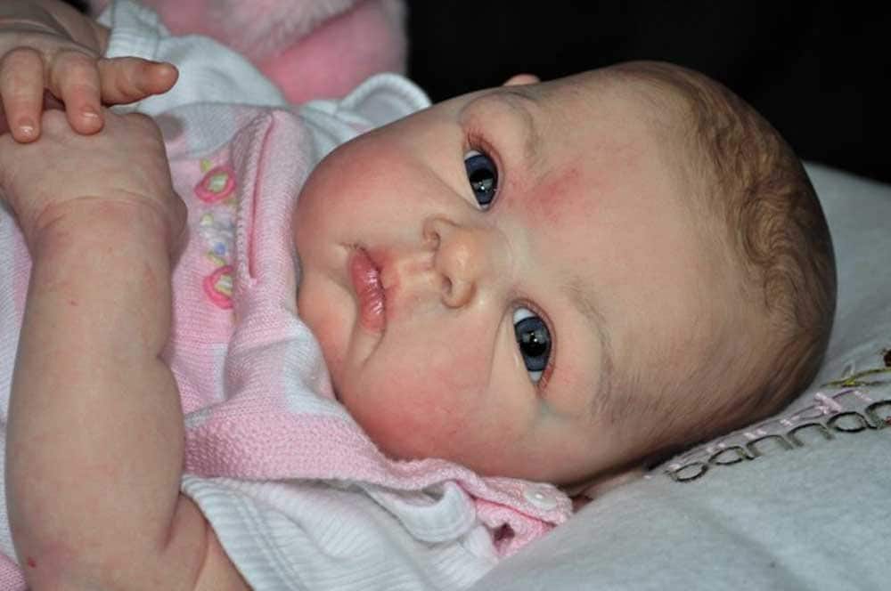 Ultra-Realistic ReBoRn BaBy ~ Paris by Adrie Stoete **Examples Of My Work Included (20" 3/4 Limbs)