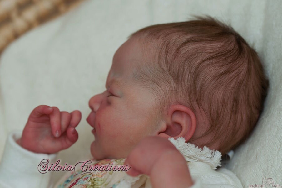 Ultra-Realistic ReBoRn BaBy ~ Angelique Joy by Doris Moyers Hornbogen **Examples Of My Work Included (19"+Full Limbs)