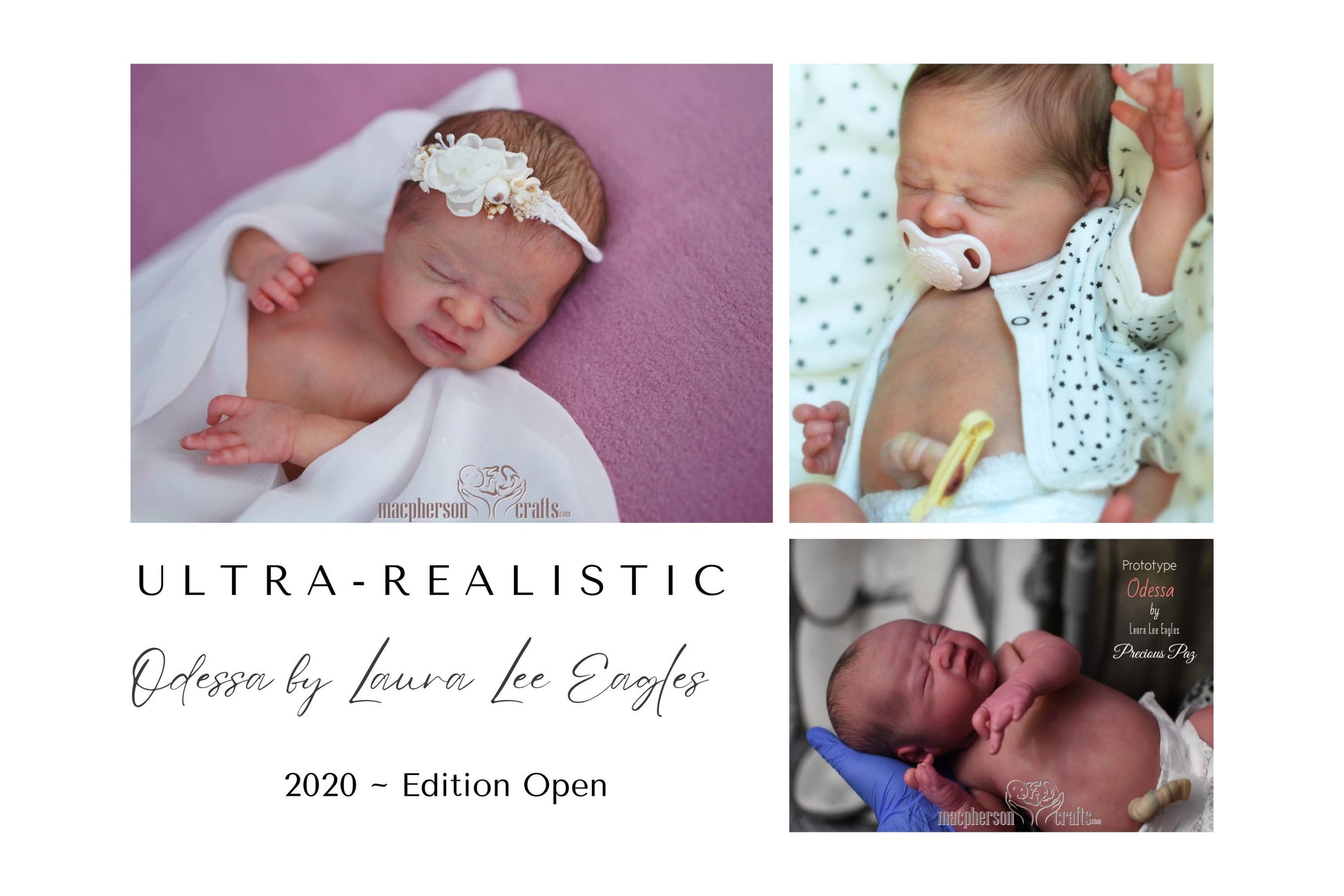 Beautiful Reborn Baby Dolls ~ CuStOm Odessa by Laura Lee Eagles (18"+Full Limbs & Belly Plate)