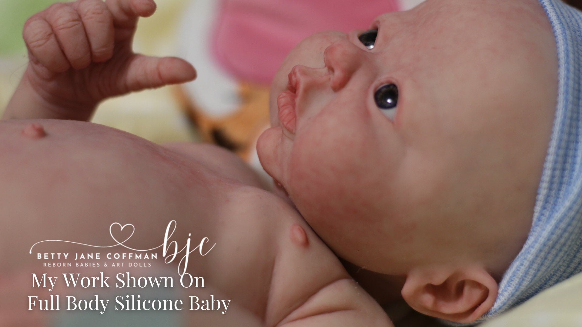 Drink & Wet + Armatures - FULL-BODY SILICONE Preemie Kairi / Kian by Elena Westbrook (14 inches 3 lbs 3 oz)