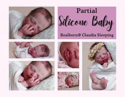 SiLiCoNe BaBy Realborn® Claudia Sleeping (18" Full Limbs) with cloth body. Extended Processing Time May Be Required. ASK FIRST!