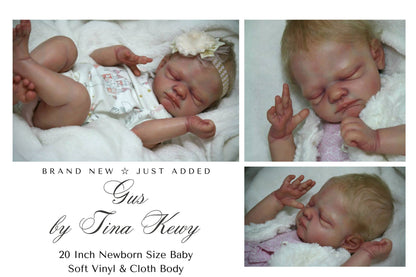 Ultra-Realistic ReBoRn BaBy ~ Gus By Tina Kewy 20" Full Limbs