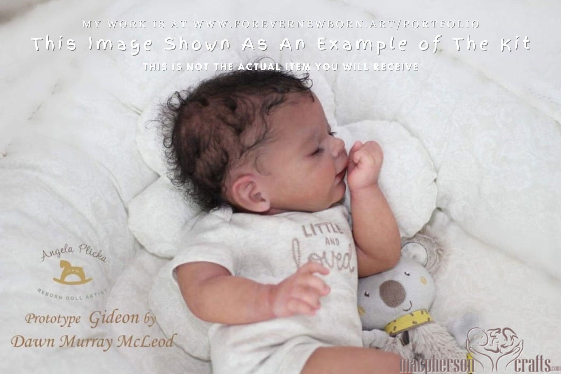 Beautiful Reborn Baby Dolls ~ CuStOm Gideon by Dawn McLeod 19" Full Limbs